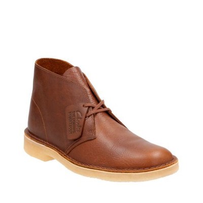 leather clarks desert boots